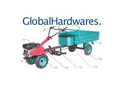 Gasoline Tiller1GX-85B( with trailer)图1