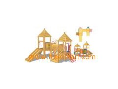 Wooden Outdoor Playground (LJ-9401)图1