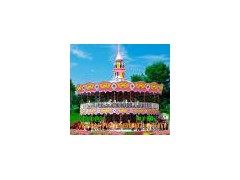 Amusement Park Luxury Double-Decker Horse图1