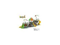 Large Scale Outdoor Plastic Playground (JQ-028A)图1