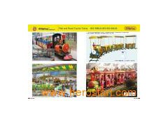 Amusement Park Ride Rail and Road Tourist Train图1