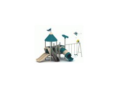 Outdoor Playground Slides Swing (10-4801)图1