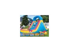 Easy Handing Inflatable Castle Water Slide (OL-28001)图1