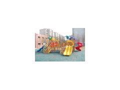 Wooden Playground Slide (9-7006)图1