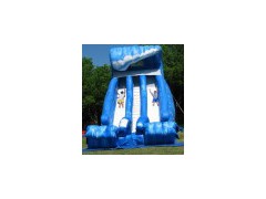 Double Lane Wet Slide (inflatable slide) (MC001)图1