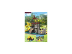 Outdoor Playground Slides-Pirate Ship (ATX-11067A)图1