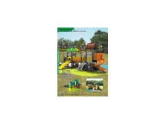 Outdoor Playground Slides (ATX-11055A)图1