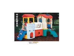 Plastic Slides Playground Set (XF-01701)图1