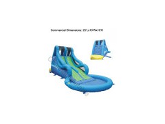 Inflatable Commercial Big Surf Double Slide图1