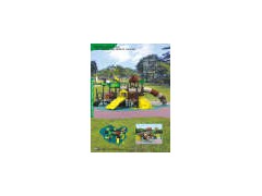 Outdoor Playground Slides (ATX-11057A)图1