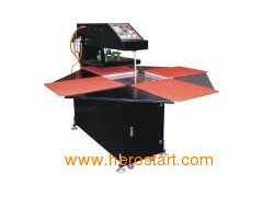 Rotary Heat Transfer Machine, Four Sation Heat Transfer Printing Machine,T-Shirt Heat Press Machine图1