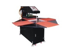 Rotary Heat Transfer Machine, Four Sation Heat Transfer Printing Machine,T-Shirt Heat Press Machine图1
