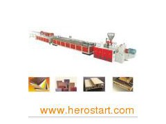 Wood-Plastic Profile Extrusion Line图1