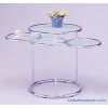 Four-in-one glass swivel table