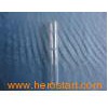 Red blood test tube with flat bottom