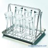 Glass Rack With Tray