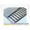 Steel grating and checkered plate composed bar grating