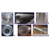 Welded wedge wire screens are made in panel or cylinder type