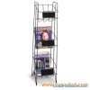 3 Shelves Wire Magazine Rack