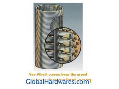 Stainless steel wedge well screen图1