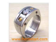 Stainless Steel Fashion Men Ring (HXR469)图1