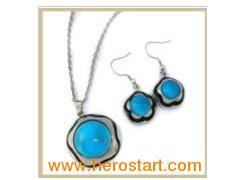 Colorful Stainless Steel Jewelry Set (TPSS180)图1