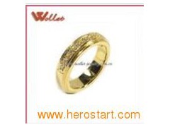 Crabon Fiber Copper Ring图1