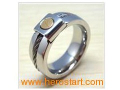 Fashion Men′s Stainless Steel Jewelry Band Ring (HXR449)图1