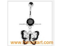 Charming Butterful Navel Belly Ring (BCL-060223)图1