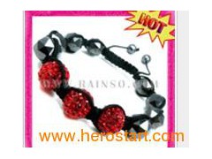 Disco Ball Diamond Magnetic Shamballa Bracelet (SHA-587BR-03)图1