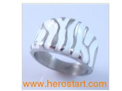 Fashion Jewelry Stainless Steel Ring (HBNR02310)图1