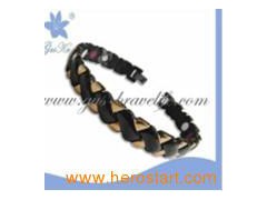 Stainless Steel Bracelet With Magnets (GUS-SB-060GB)图1
