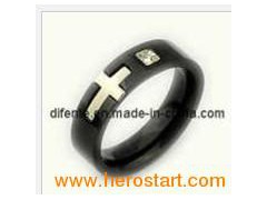 Fashion Cross Finger Ring (RZ1285)图1