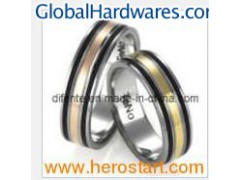 Fashion Stainless Steel Couple Ring (RZ8009)图1