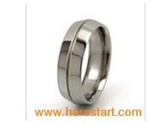 Stainless Steel Finger Band Ring (HXR415)图1