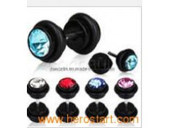 Fake Ear Plug Body Piercing Jewelry (PCL-052305)图1