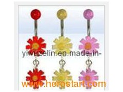 Flower Navel Belly Body Jewelry (BCL-052507)图1