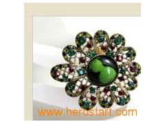 Flower Ring/Fashion Jewelry Ring (MKE-0787)图1