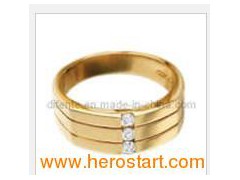 Fashion New Design Gold Plated CZ Cubic Zirconia Rings Jewelry (RZ1271)图1