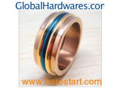 Fashion Men′s Stainless Steel Jewelry Band Ring (HXR452)图1