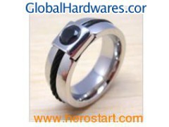 Fashion Men′s Stainless Steel Jewelry Band Ring (HXR450)图1