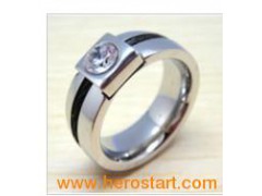 Fashion Men′s Stainless Steel Jewelry Band Ring (HXR451)图1