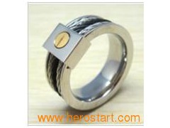Fashion Men′s Stainless Steel Jewelry Ring (HXR443)图1