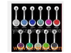 Different Crystal Navel Piercing Jewelry (BCL-060109)图1