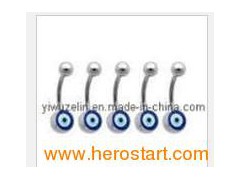 Acrylic Navel Ring Logo Belly Piercing Banana Ring (AC25)图1