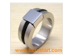 Stainless Steel Fashion Men Ring (HXR463)图1