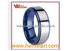 Blue Tungsten Steel Jewelry (TSR-0314)图1
