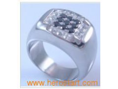 Fashion Jewelry Stainless Steel Ring (HBNR01390)图1
