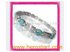 Titanium Plated jewelry With Turquoise Stone图1