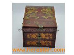 Old/Antique Wooden Drawer Jewelry Box图1
